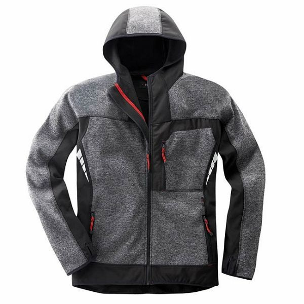 Scheibler Professional Funktionsjacke, grau-meliert/schwarz, Größe: S, 8477-S