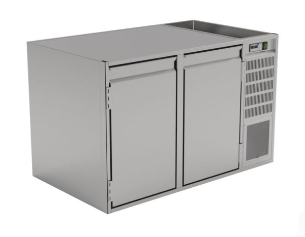 Ideal Ake Unterbaukühltisch KTE 2-65-2T MFR, für GN 1/1, steckerfertig, Umluftkühlung, 485210514