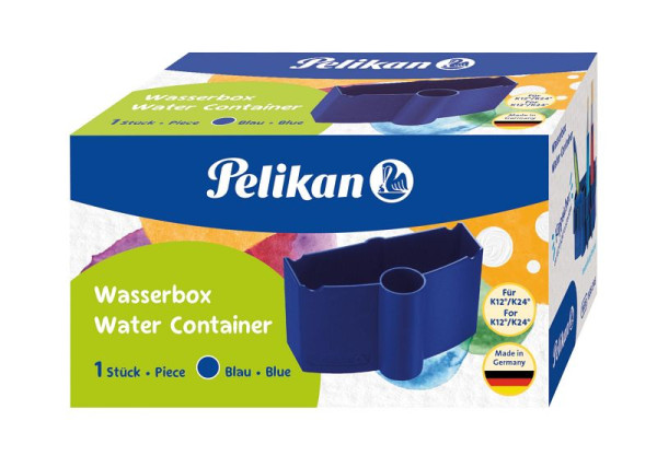 Pelikan Wasserbecher mit Pinselhalter - blau, 300008808, 4012700808240