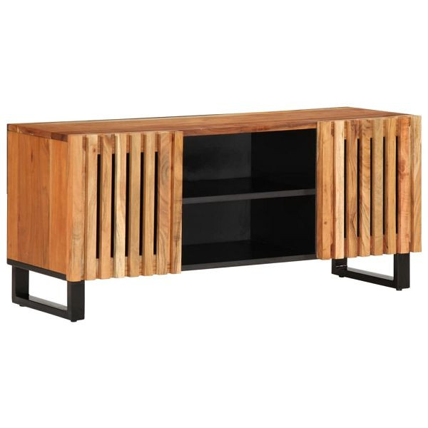 vidaXL TV-Schrank 105x34x46 cm Massivholz Akazie, 377437