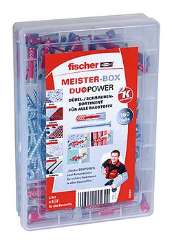 Fischer Meister-Box DUOPOWER + Schrauben, 535972