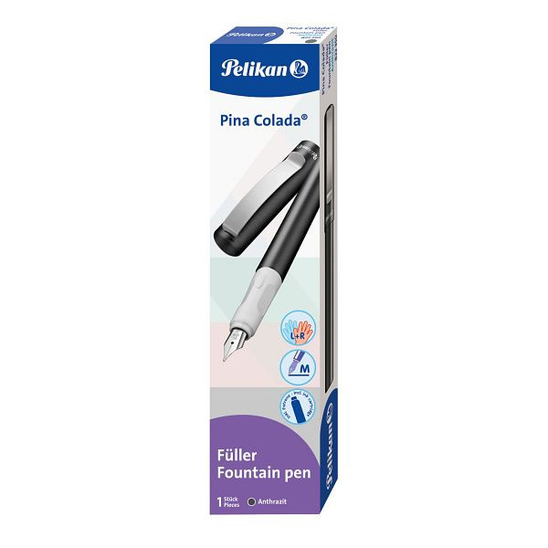 Pelikan Füllhalter Pina Colada - M, anthrazit, 400195689