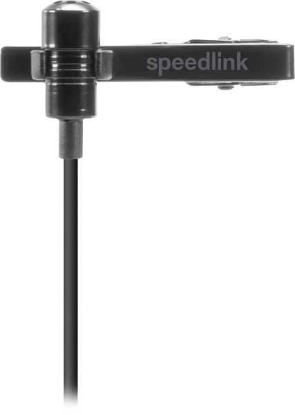 Speedlink SPES Clip-On Mikrofon, schwarz, SL-8691-SBK-01