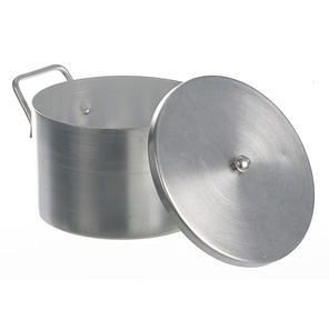 Bochem Labortopf aus Aluminium, mit Deckel, 1,5 Liter, HxD=100x160mm, 8566