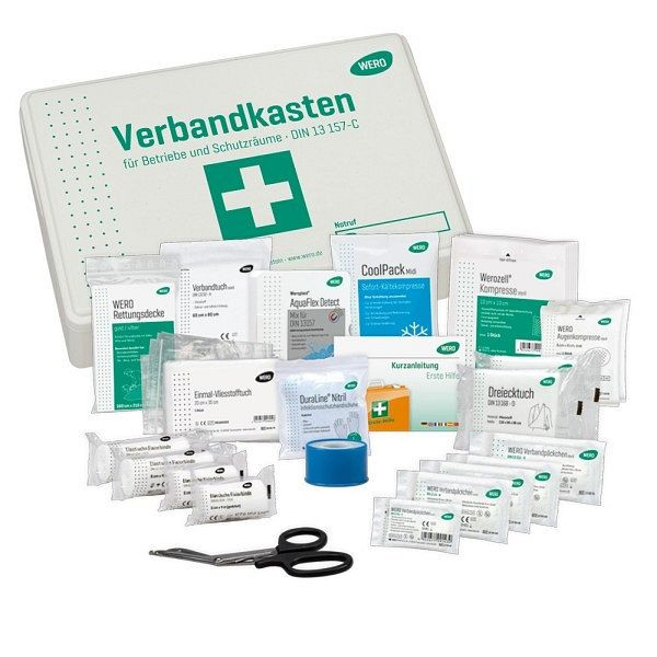 WERO Verbandkasten DIN 13157-C, detektierbar, 500373