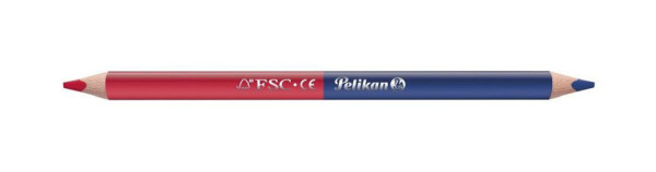 Pelikan Silbentrennstift - rot/blau, dick, 300001231, 4012700810830