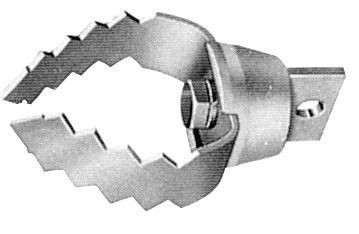 Cabere Gezahnter Gabelschneidkopf Rohrreiniger 50 mm für Flexikern®-Wellen mit 13 bis 20 mm Durchmesser, 55433