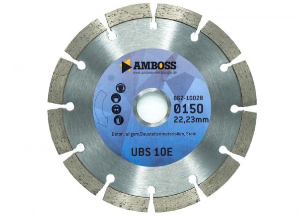 Amboss Werkzeuge UBS 10E Diamant Trennscheibe 150 x 2.4 x 22.23, 862-10028