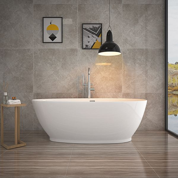 HOME DELUXE Freistehende Badewanne DELIA, 49528, 4058166245960