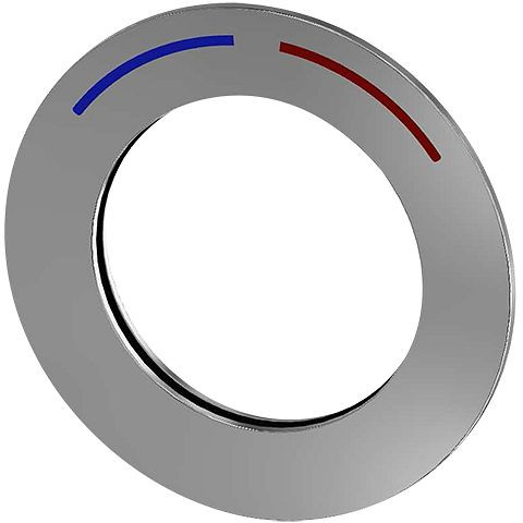 KWC Rosette, F5, mit Farbmarkierung, 2030045510, 7612982254819