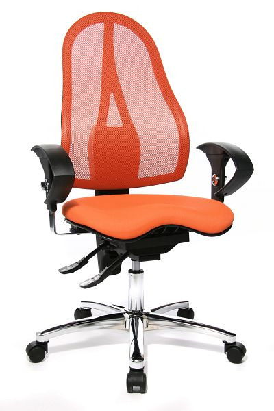 Topstar Fitness-Drehstuhl mit balancierender Sitzfläche, orange, ST19UG04