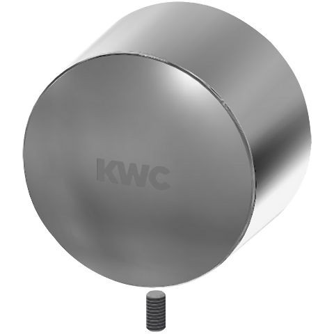 KWC Druckkappe, F5, Metall, Logo, für Selbstschluss-Thermostat, 2030050542