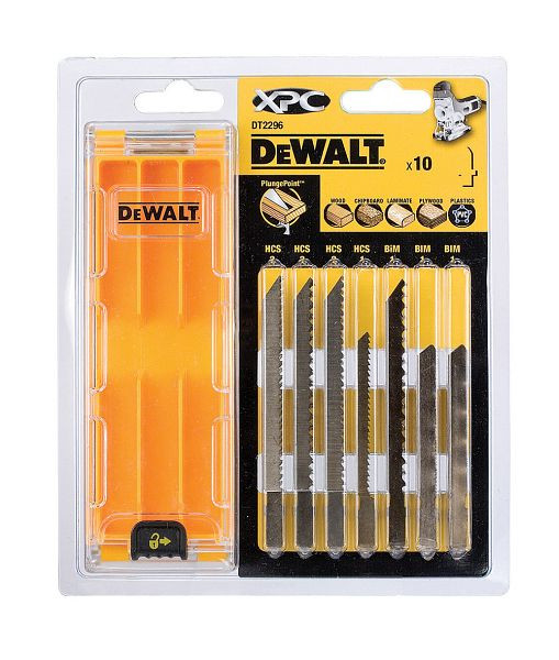 DeWalt Stichsägeblätter-Set 10-teilig, DT2296-QZ, 5035048075142