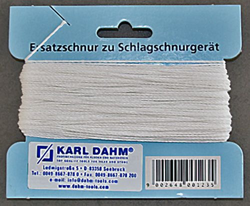 Karl Dahm Ersatzschnur, 20 m, zu Schlagschnurgerät Profi, 10249, 10251
