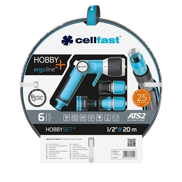 Cellfast Bewässerungssatz HOBBY ATS2™ 1/2” 20 m, VE: 3 Stück, 16-209