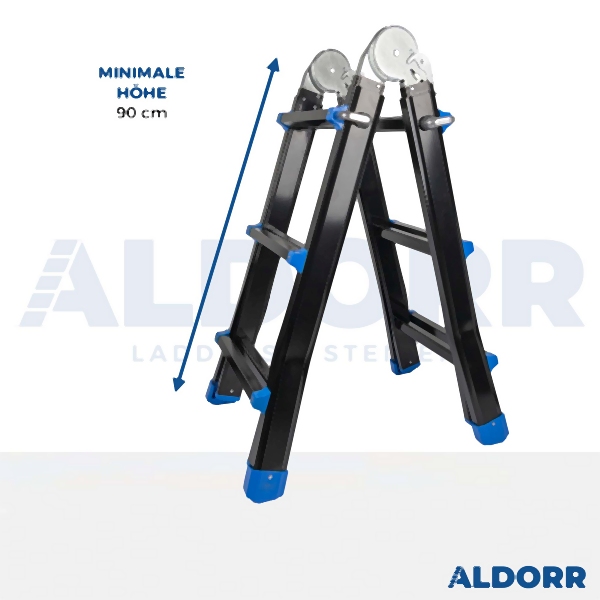 ALDORR Professional 4×3 Teleskop-Mehrzweckleiter 280 Meter 4033 günstig  versandkostenfrei online kaufen: große Auswahl günstige Preise