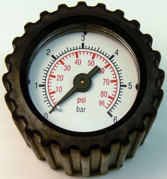 SOLO Manometer mit Anschlussteilen bis 6 bar Druck, VE: 3 Stück, 49356