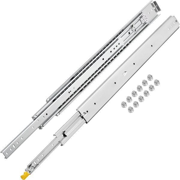 VEVOR Schubladenschienen Auszugsschienen 1219 mm Kugelgelagert Teleskopschienen, CTDG48YC500B00001V0