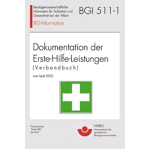 B-SAFETY Verbandbuch DIN A5, BR362150