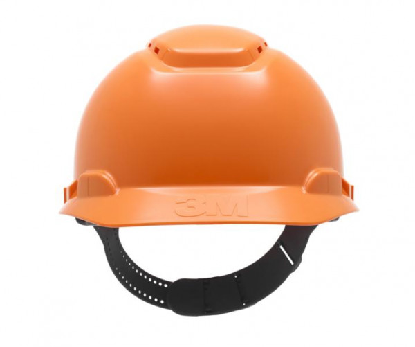 3M Schutzhelm H700-Serie H700CO in Orange, belüftet, mit Pinlock und Kunststoffschweißband, VE: 20 Stück, 7100011232