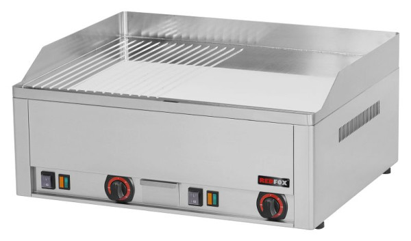 KBS Elektro-Grillplatte 2 Heizzonen Grillfläche glatt/gerillt Auftischgerät, 10112403