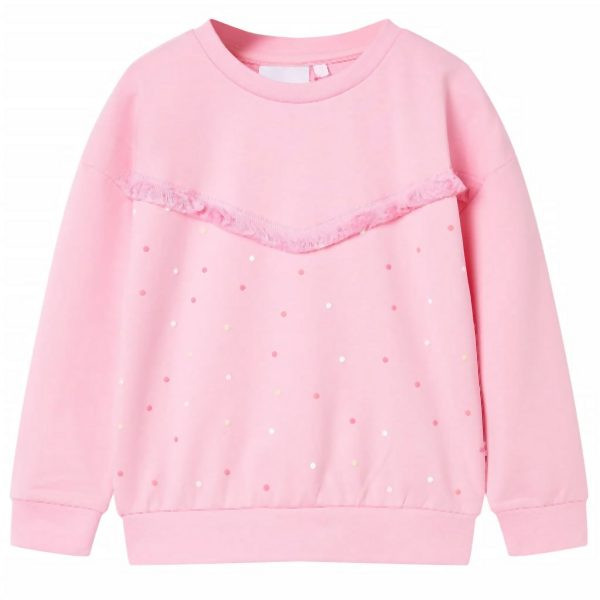 vidaXL Kinder-Sweatshirt Rosa 116, 10871, 8721012004429