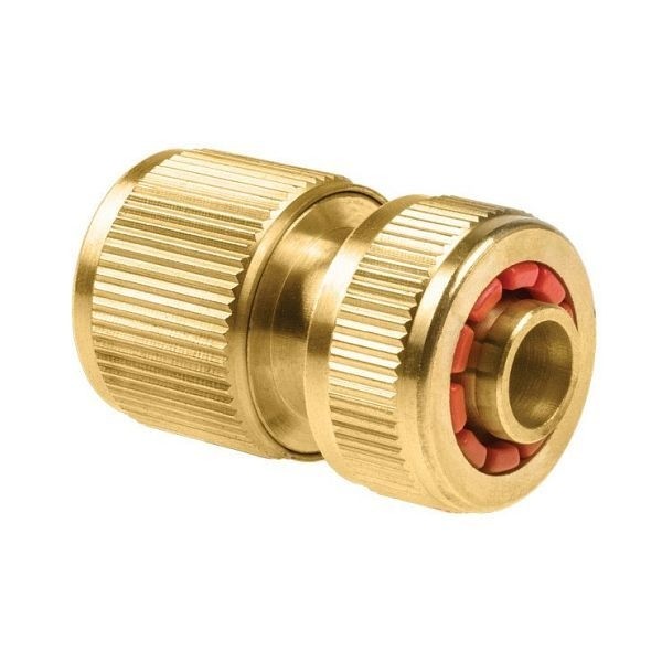 Cellfast BRASS Schnellverbindungsstück - Stop 1/2'''' Messing, VE: 5 Stück, 52-820