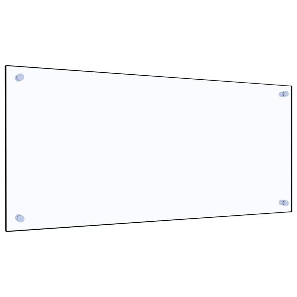 vidaXL Küchenrückwand Transparent 90×40 cm Hartglas, 249472