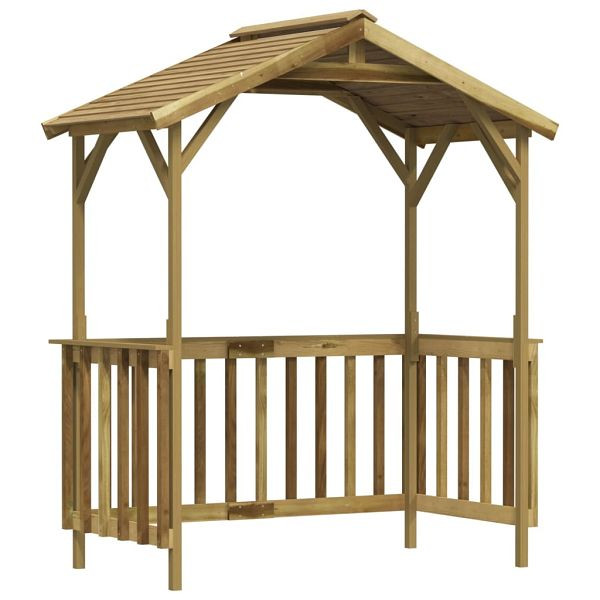 vidaXL Grillpavillon Kiefernholz Imprägniert 163,5x93x210 cm, 315390