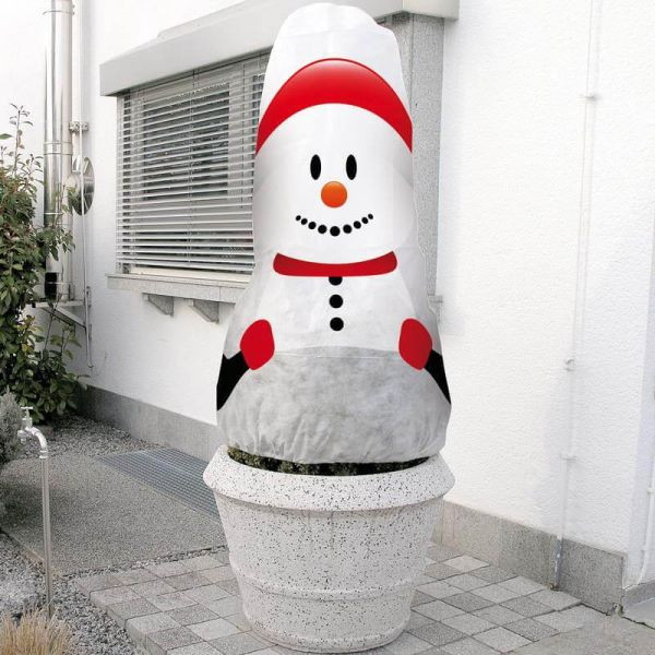 NOOR Winterschutz Vlieshaube Schneemann 130 x 160cm, 011150EISB