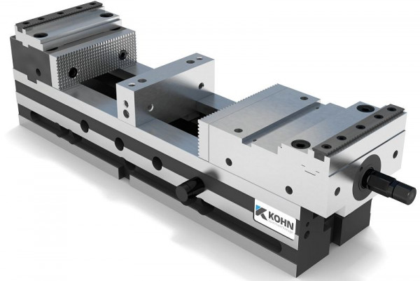 Kohn Spannwerkzeuge NCS Maschinenspannstock, Backenbreite/Unterteillänge: 125/470, Betätigung: M-HD, 09522