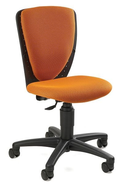 Topstar Kinder- und Jugenddrehstuhl, mitwachsend, orange/schwarz, 70570BB40