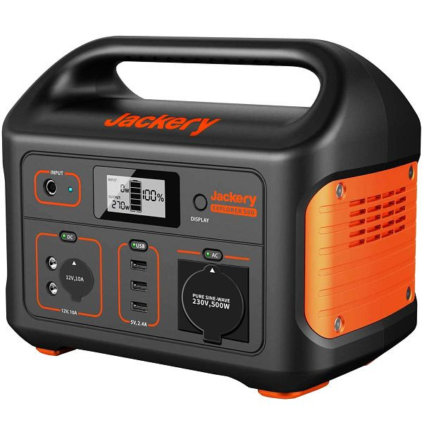 Jackery Powerstation Explorer 500EU, 70-0500-EUO001