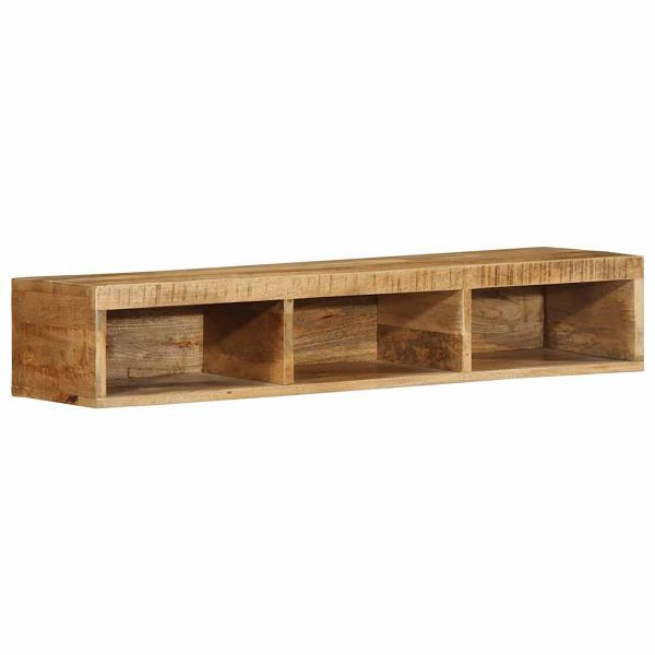 vidaXL TV-Wandschrank 100x30x19 cm Raues Mangoholz, 4017479