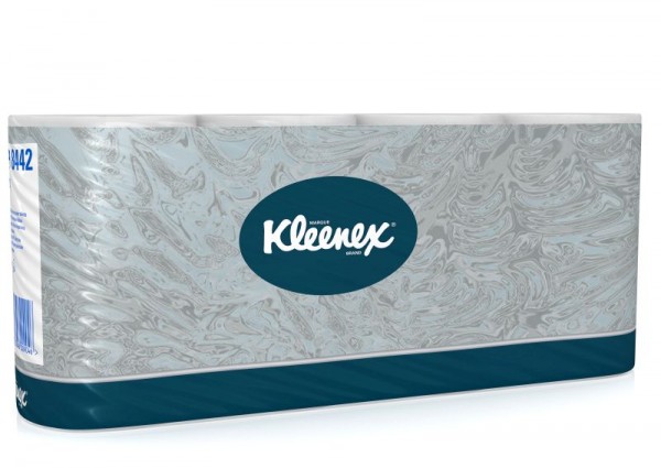 KCP Kleenex 600 Topa 2-lagig, super-hochweiß, VE: 6x6 Rollen á 600 Blatt, 2075907