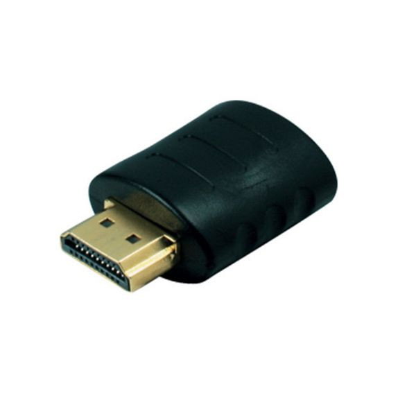 S-Conn Adapter, HDMI-Stecker auf HDMI-Kupplung, vergoldete Kontakte, 4K2K kompatibel, 77408