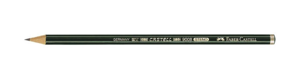 FABER CASTELL Stenobleistift CASTELL® 9008, B, dunkelgrün, 119801