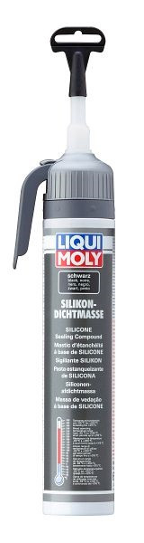 LIQUI MOLY Silikondichtmasse schwarz, VE: 6 Stück à 200 ml, 6185