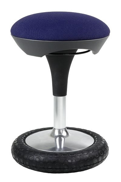 Topstar Fitness-Hocker für Rückentraining, 100% Polypropylen, blau, SI69G26