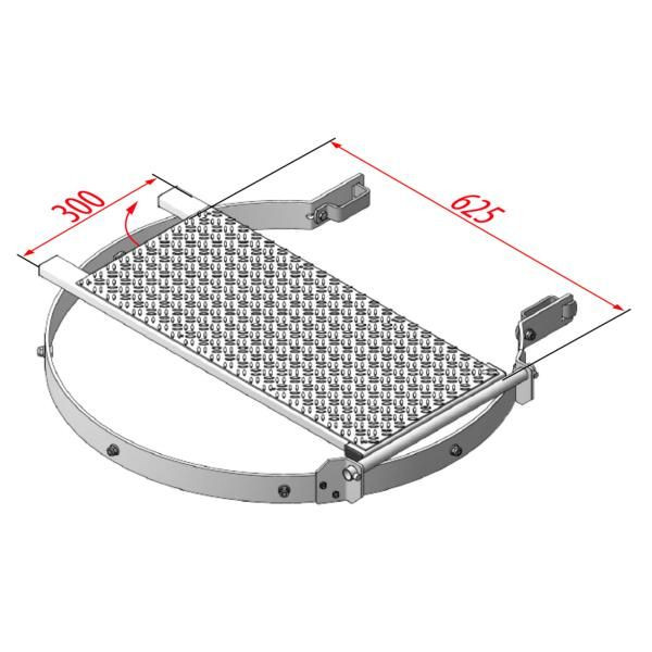 HYMER Zwischenboden klappbar, Aluminium, 0051635, 4019502327658