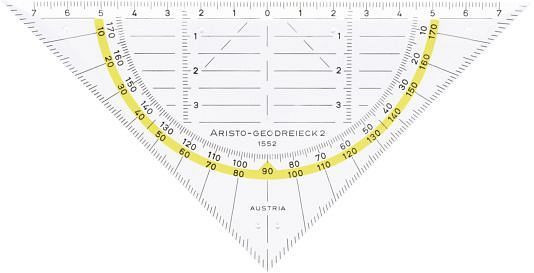 ARISTO Geo-Dreieck®, Plexiglas®, 160 mm, AR1552, 9003182015528