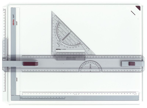 rotring Zeichenplatte Rapid, A3, schlagfester Kunststoff, hellgrau, S0213910