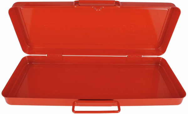 Rothenberger Stahlblechkasten 400x160x52mm rot, schützt die Werkzeuge, 24022