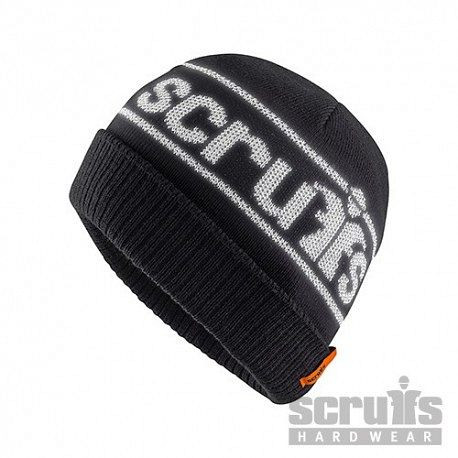 Scruffs Beanie-Mütze „Trade“, Schwarz, reflektierend, Einheitsgröße, T55337