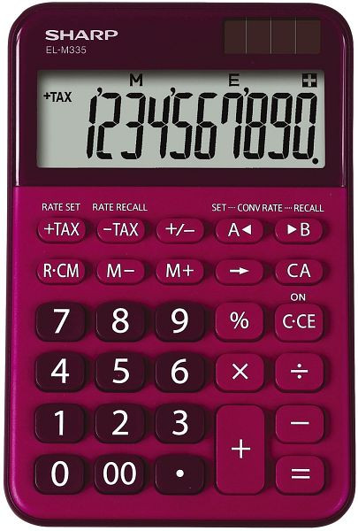 SHARP Tischrechner EL-M335BRD, SH-ELM335BRD, 4974019960807