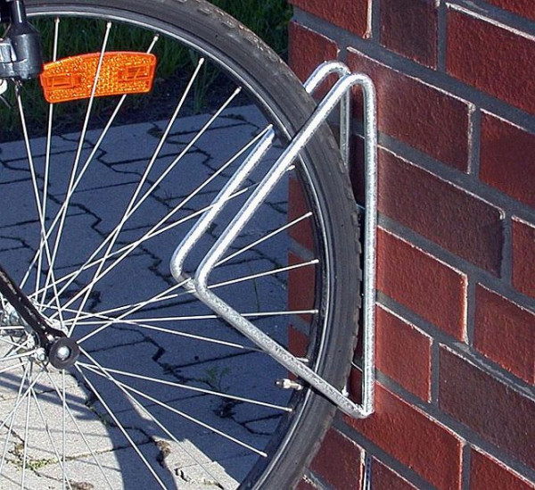 Rasti KALOMO Fahrrad-Klemmbügel, Wandbefestigung im Winkel von 45°, F60521