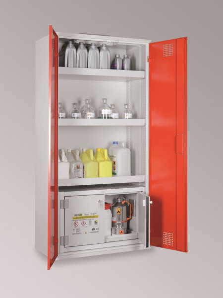 LaCont Chemikalienschrank mit Sicherheitsbox StoreLABCHS 950 / SiB 30, B80-6441-A