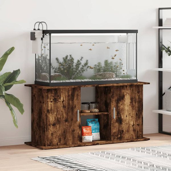 vidaXL Aquariumständer Räuchereiche 121x41x58 cm Holzwerkstoff, 833620