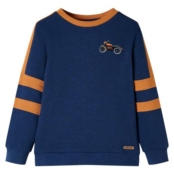 vidaXL Kinder-Sweatshirt Indigoblau 104, Material: 100 % Baumwolle, 12670