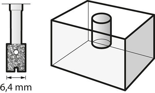 Dremel Diamant Glasbohrer, 10 mm, 26150663JB